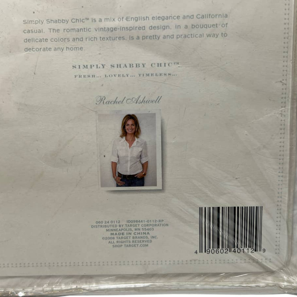 NWT Simply Shabby Chic Rachel Ashwell TWIN sheet set with ruffle - Picture 5 of 5